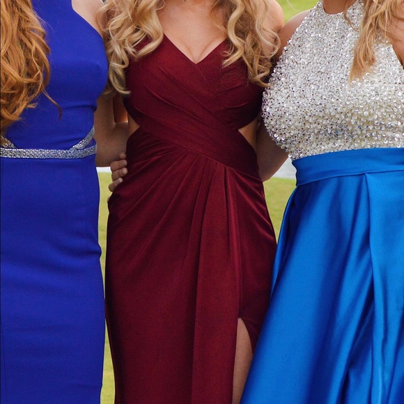 Garnet Prom Dress - Picture 2 of 3